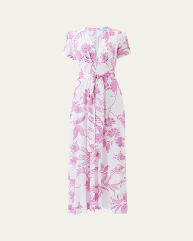 Gardenia Lou Belted Maxi Dress